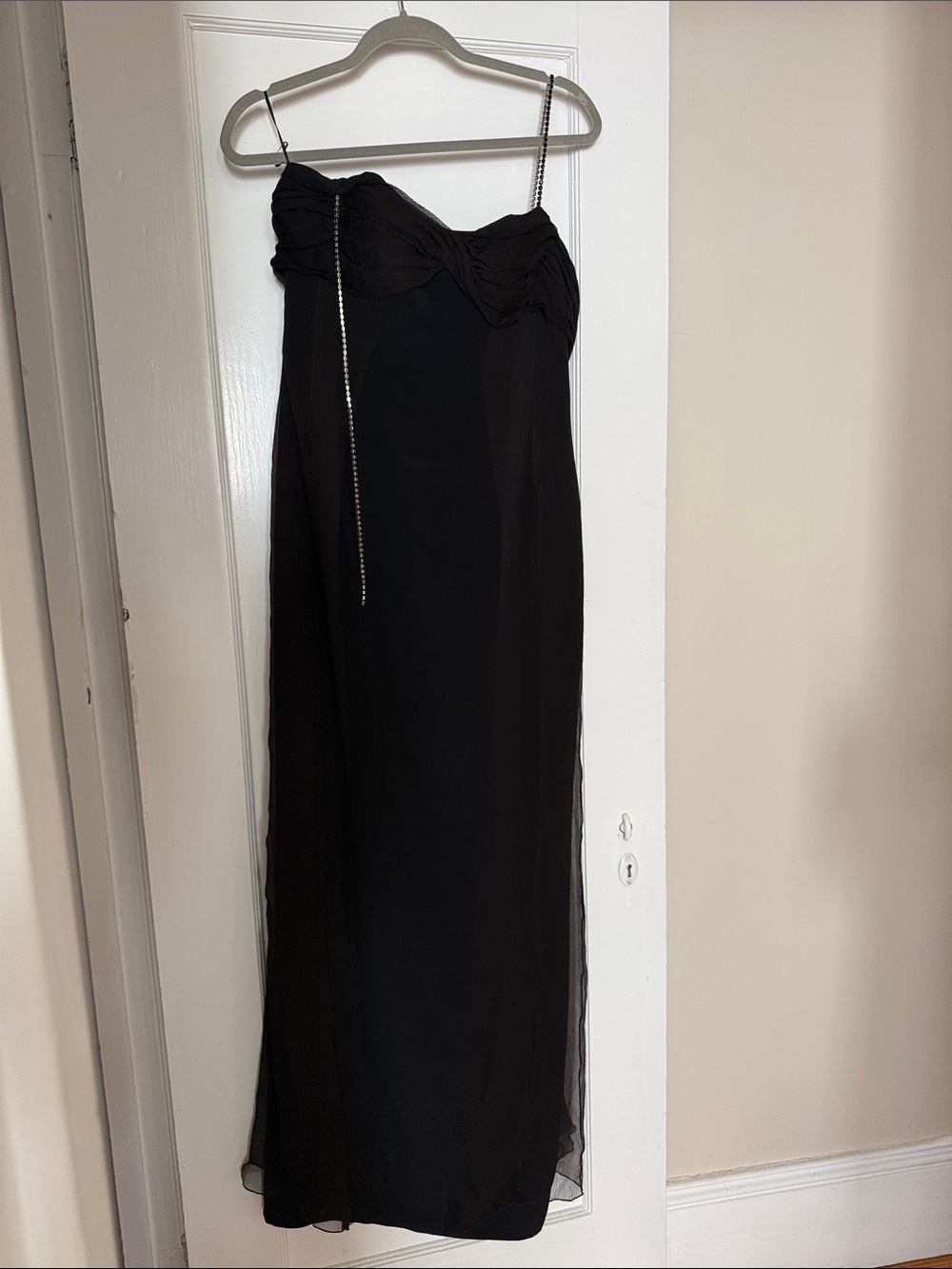 Lanvin Evening Dress with Rhinestone Accent